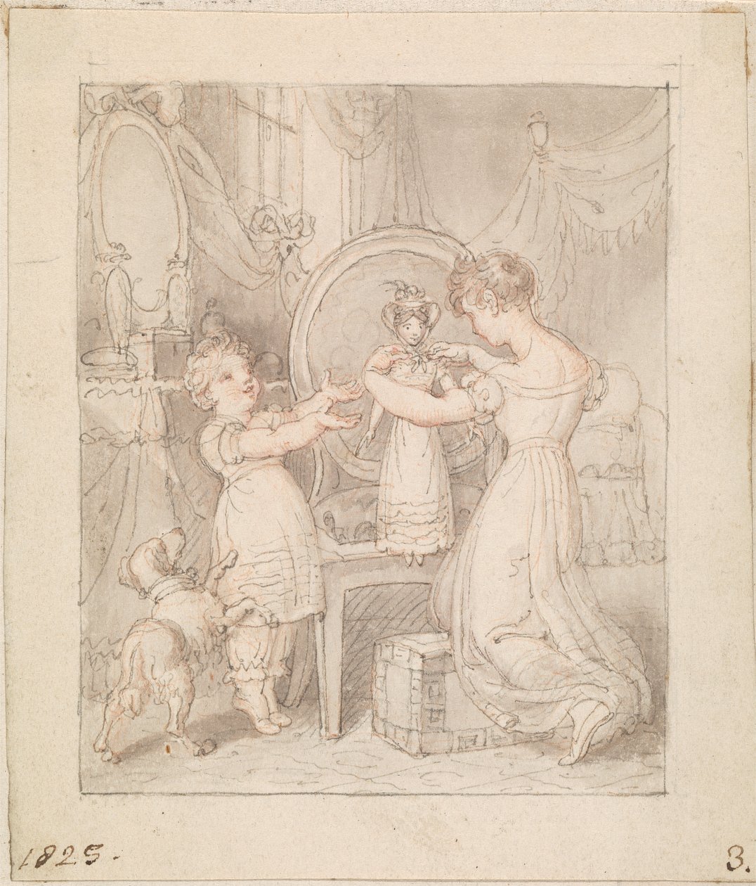 Illustration pour- La nouvelle poupée : Sans titre - Edward Francis Burney