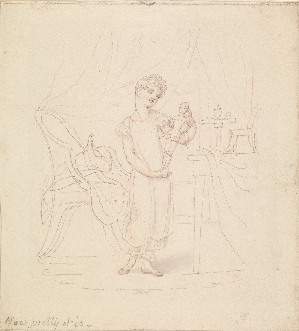 Illustration pour La nouvelle poupée : Comme elle est jolie - Edward Francis Burney