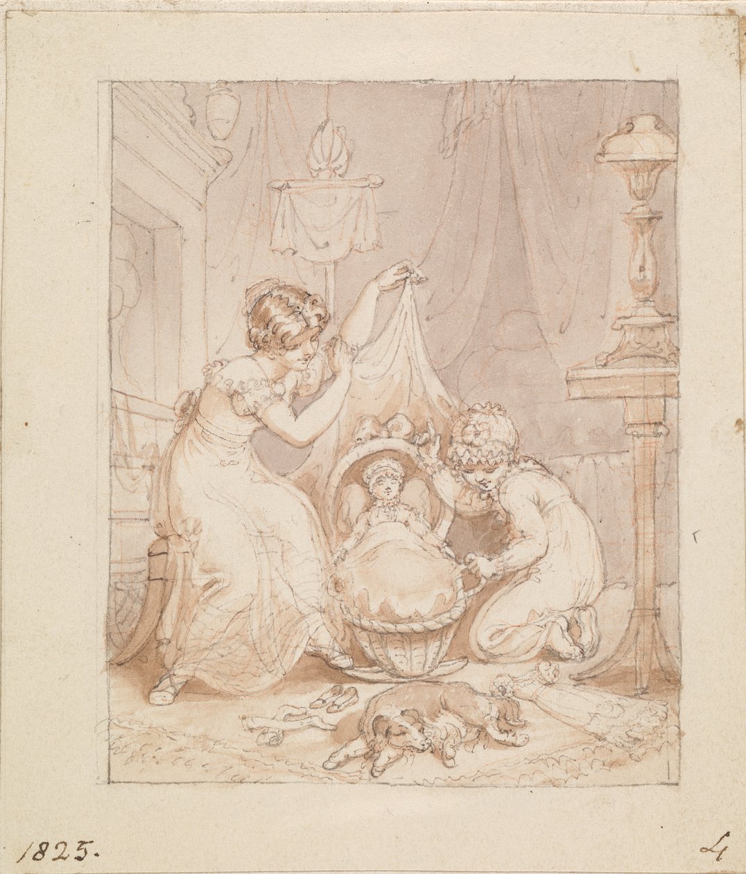 Illustration pour La Nouvelle Poupée : Sans titre - Edward Francis Burney
