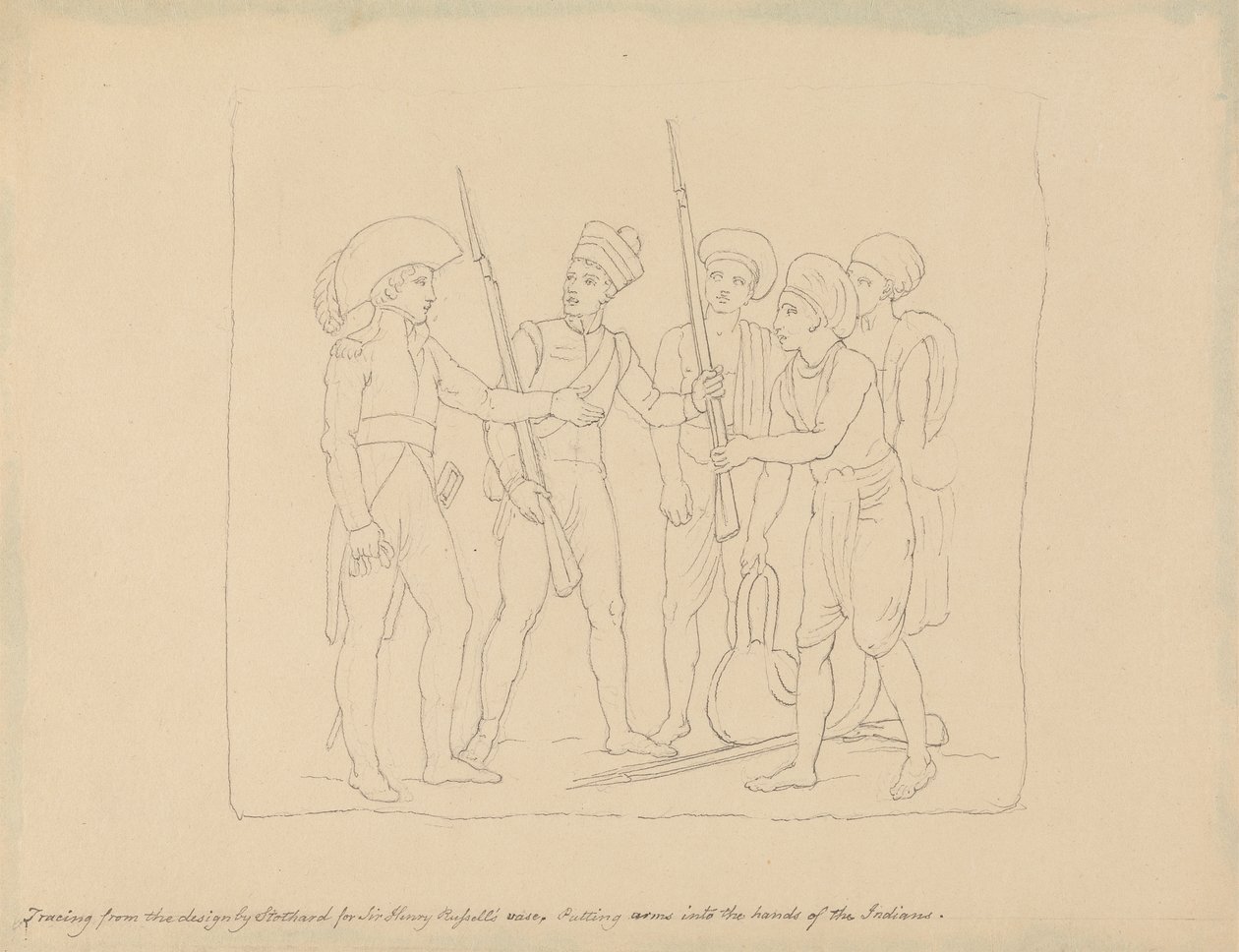 Mettre des Armes dans les Mains des Indiens - Edward Francis Burney