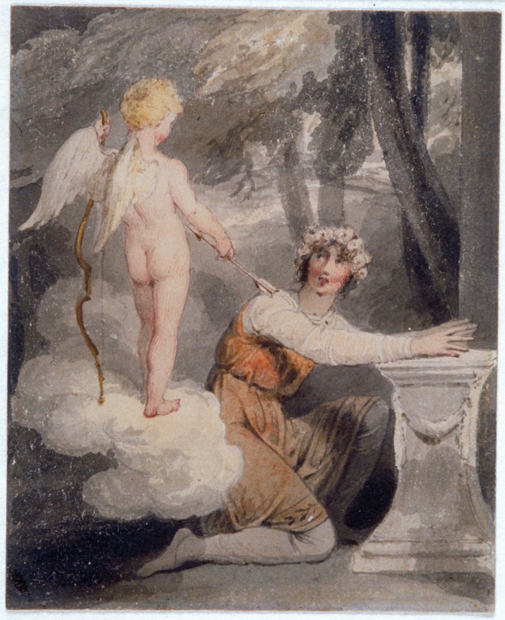 Jeunesse Couronnée de Roses, vers 1780-1848 - Edward Francis Burney
