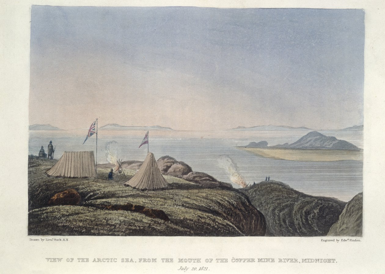 Vue de la mer Arctique, depuis l