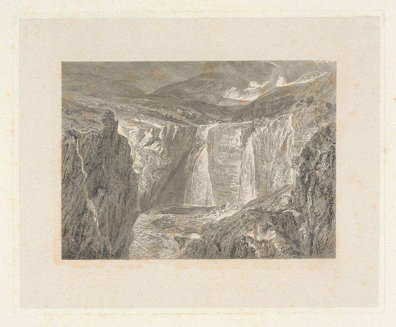 Chute de la Tees - Edward Goodall