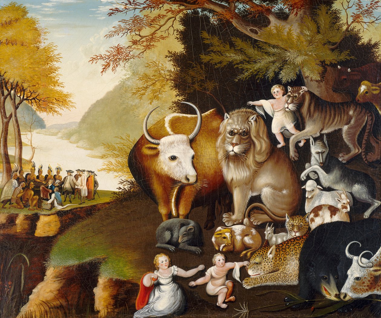 Royaume paisible, vers 1834 - Edward Hicks