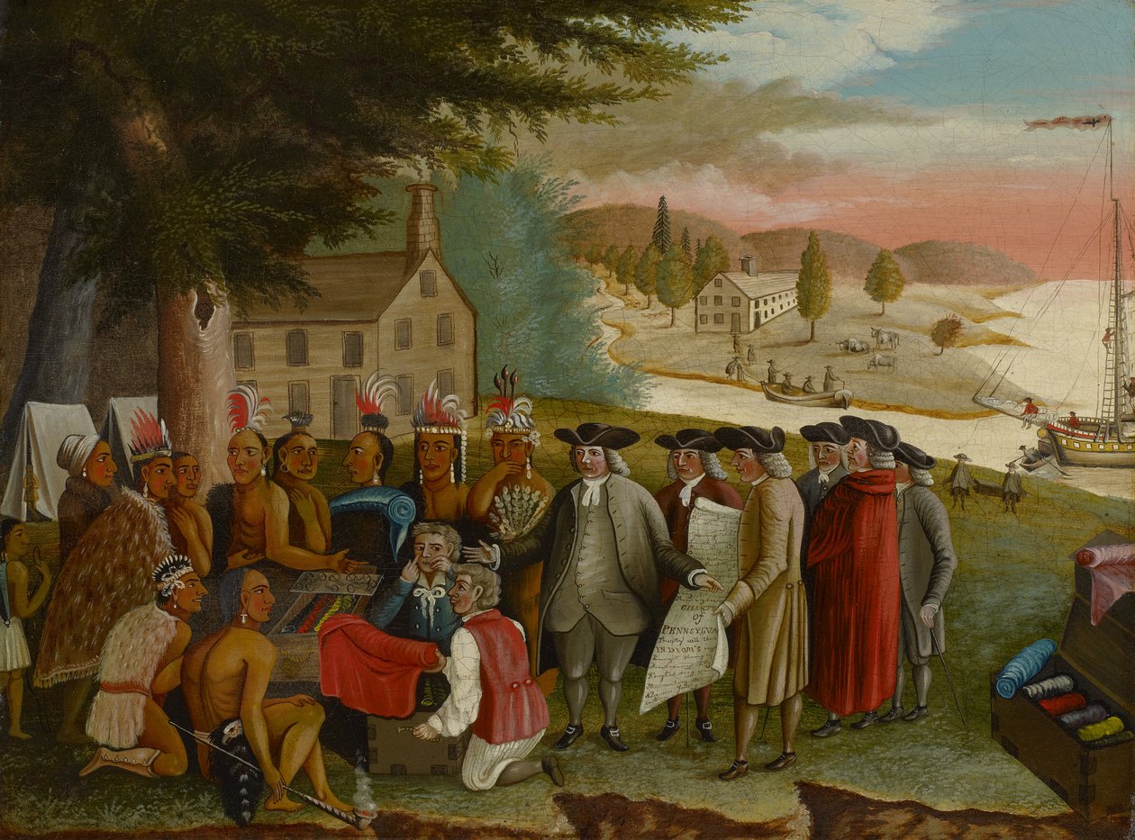 Le traité de Penn avec les Indiens, c.1830-40 - Edward Hicks