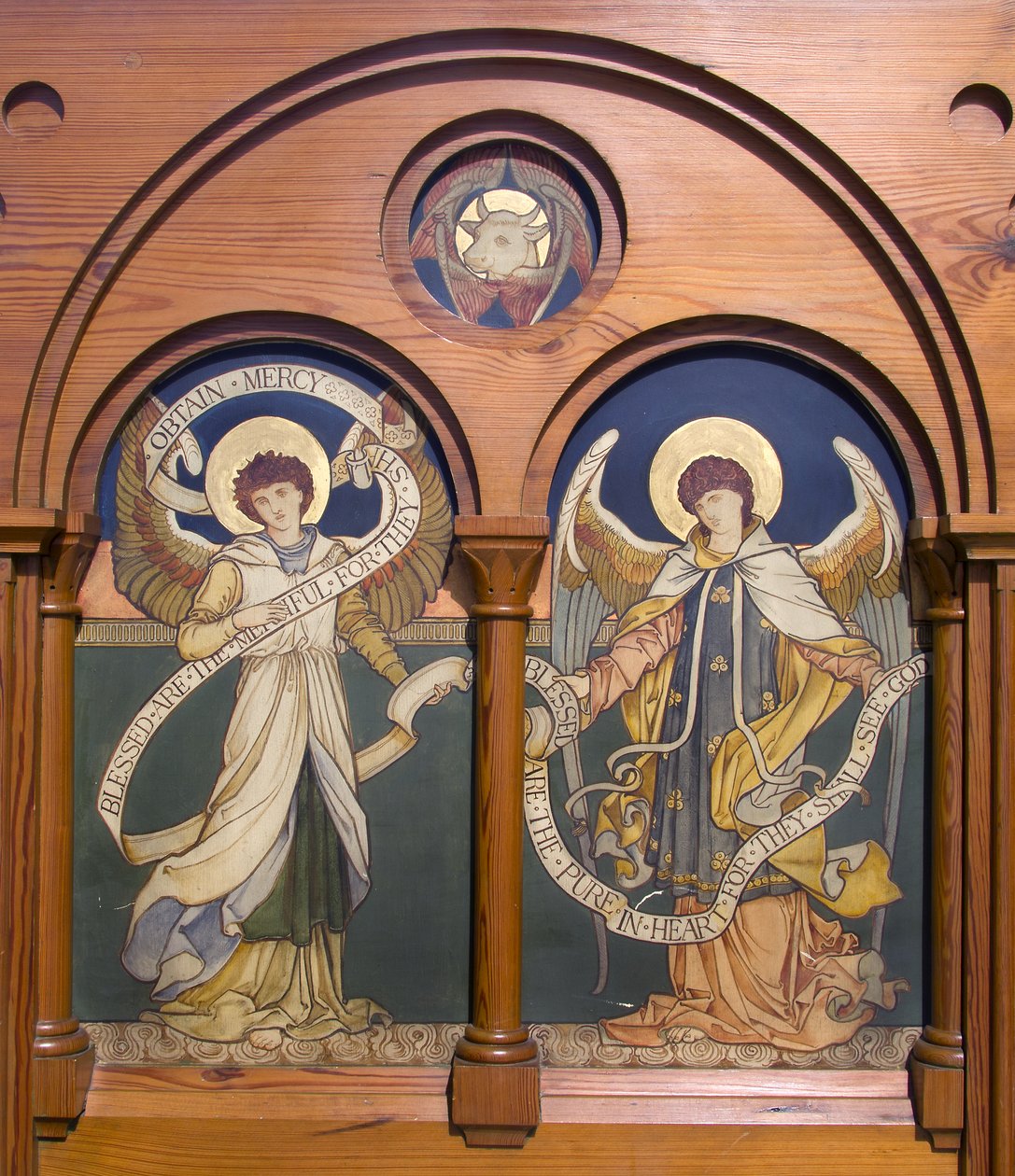 Garstang, St Thomas, Shrigley & Hunt (1873-1982), Edward Holmes Jewitt (1849-1929), Ange Reredos, vers 1877 - Edward Holmes Jewitt