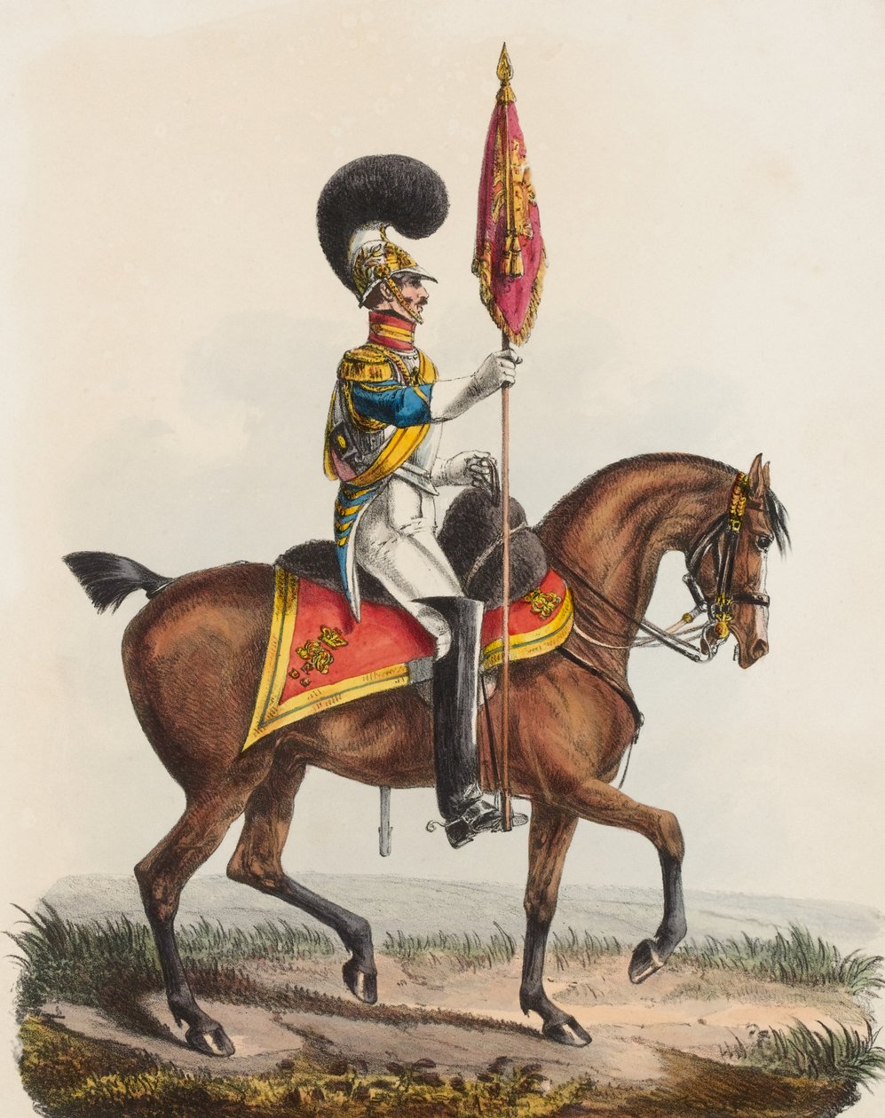 Officier des Royal Horse Guards, Blue, 1828 - Edward Hull