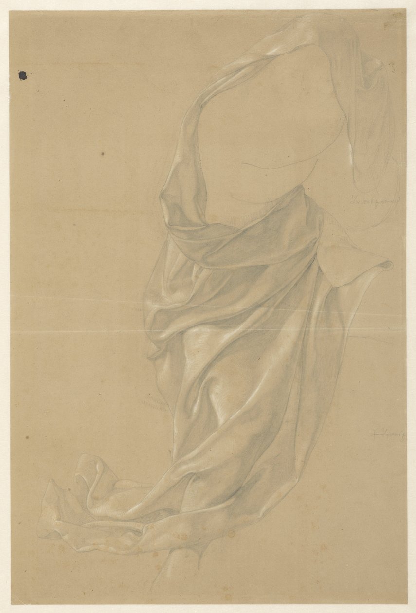 Étude de draperie d