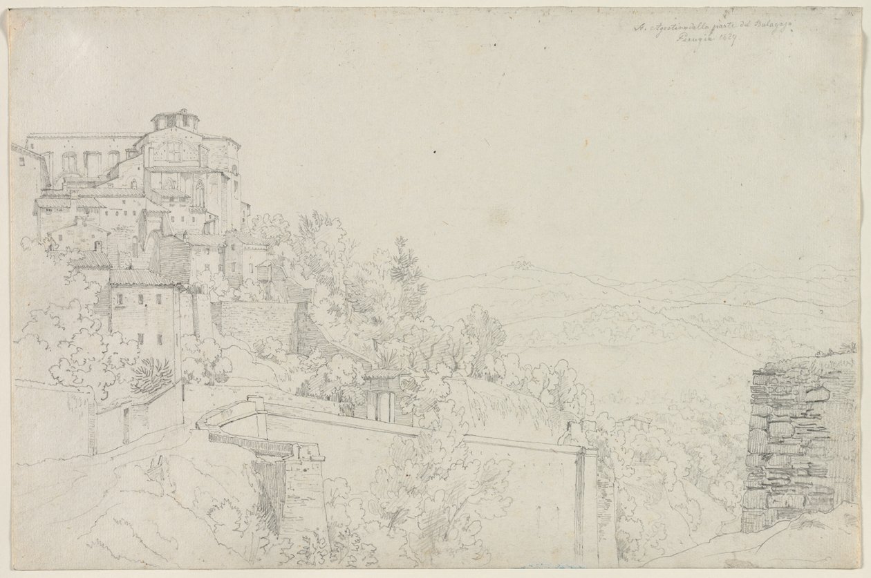 Saint Augustin de Bulagajo, Pérouse - Edward Jakob von Steinle