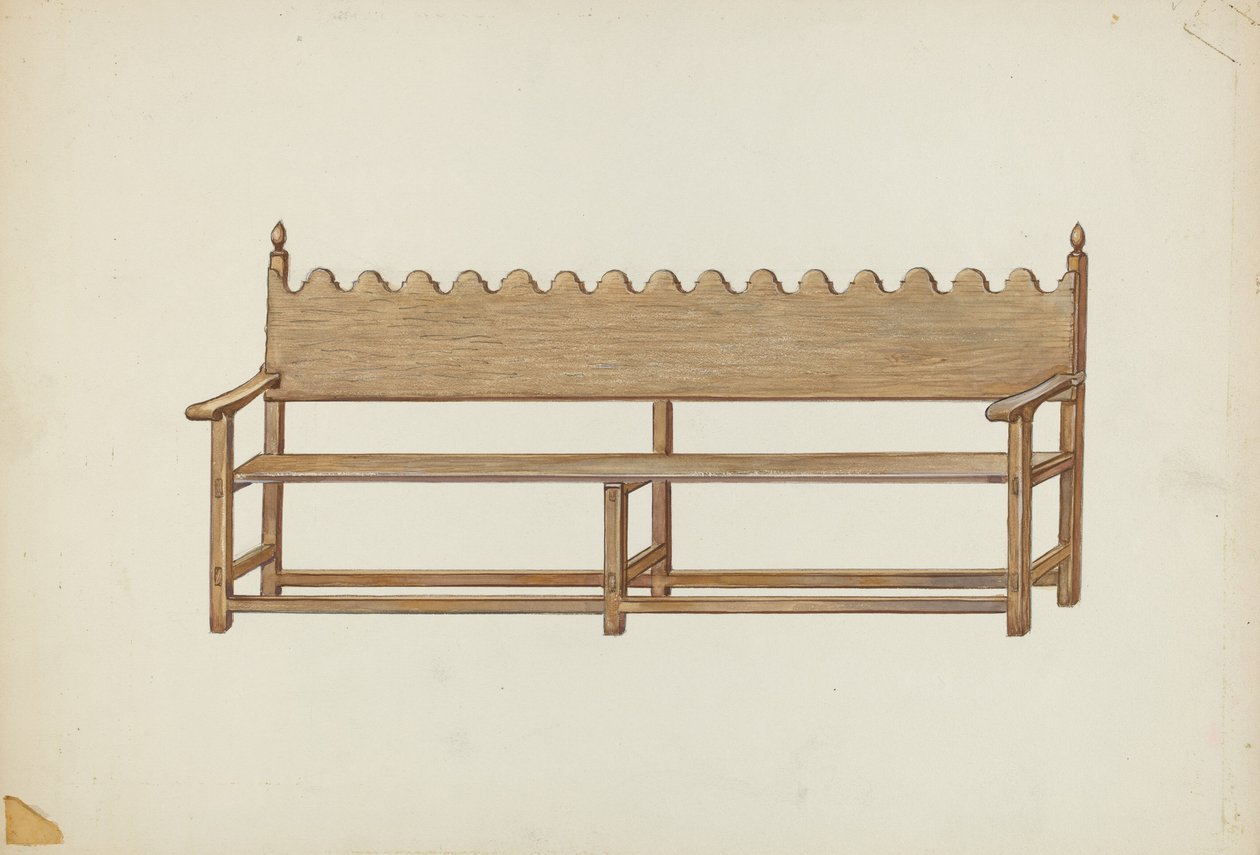 Banc de mission - Edward Jewett