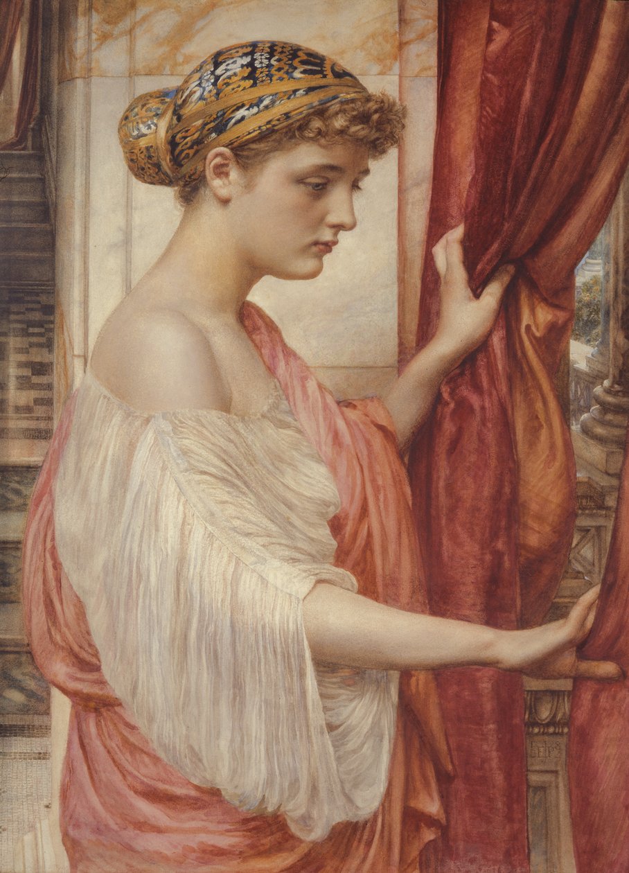 À la fenêtre, 1884 - Edward John Poynter