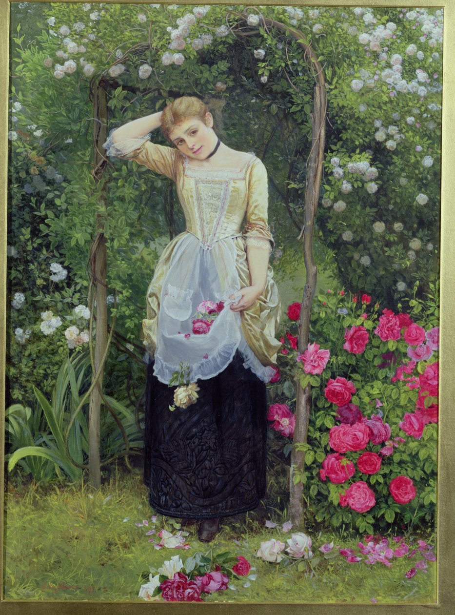 La tonnelle de roses, 1877 - Edward Killingworth Johnson