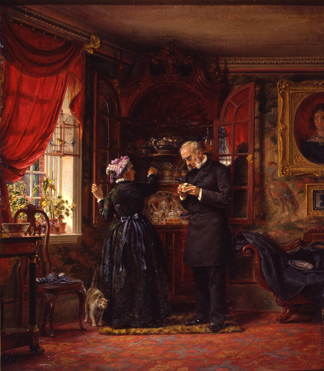 Un amateur de vieille porcelaine, 1880 - Edward Lamson Henry