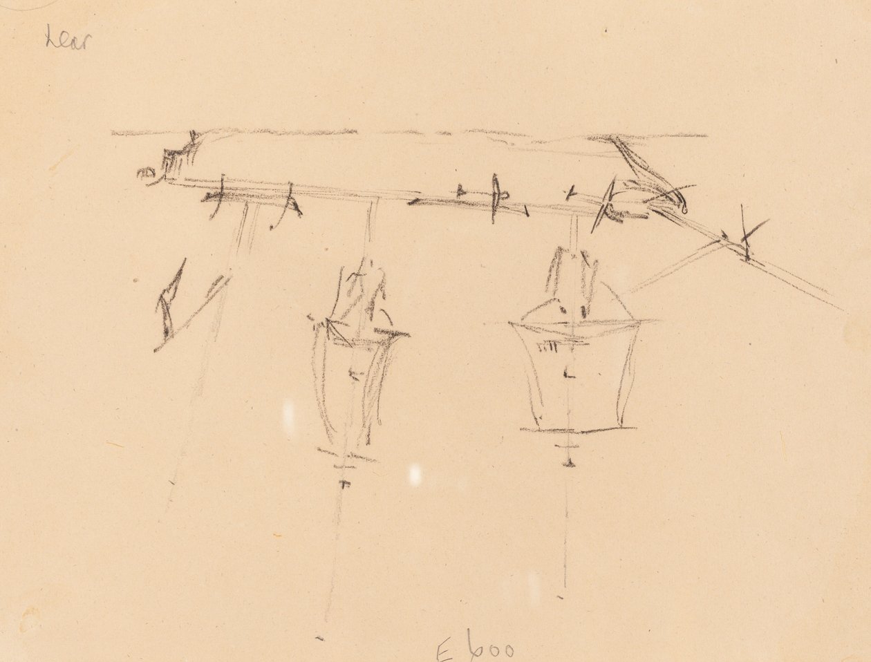 Un voilier [verso] - Edward Lear