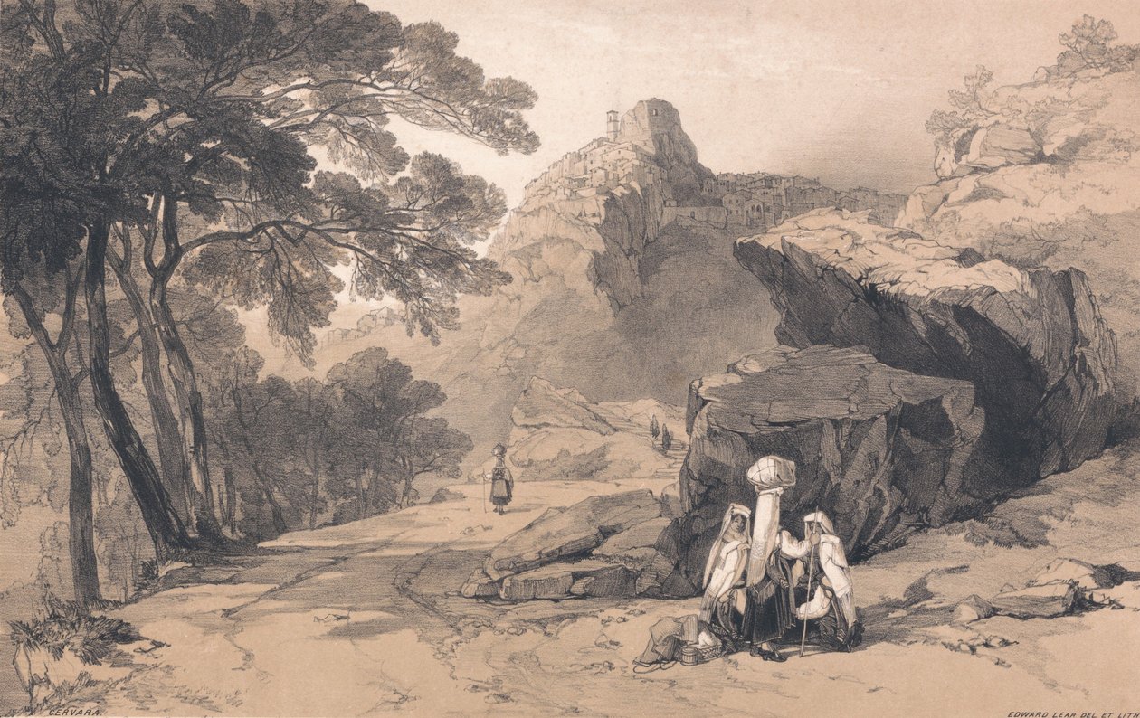 Cervara - Edward Lear