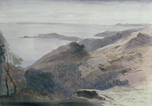 Èze - Edward Lear