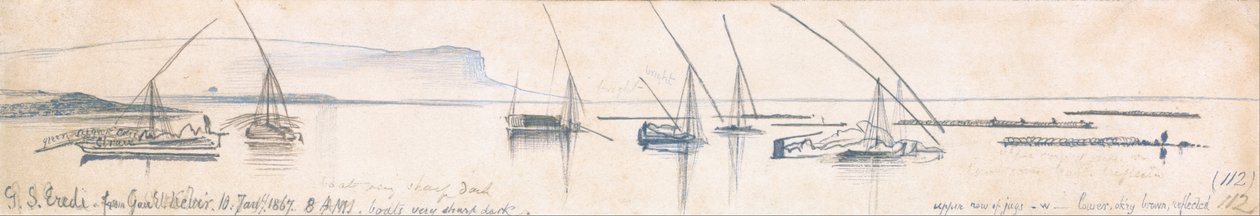 Gebel Sheikh Héritiers de Gau el Kebir - Edward Lear
