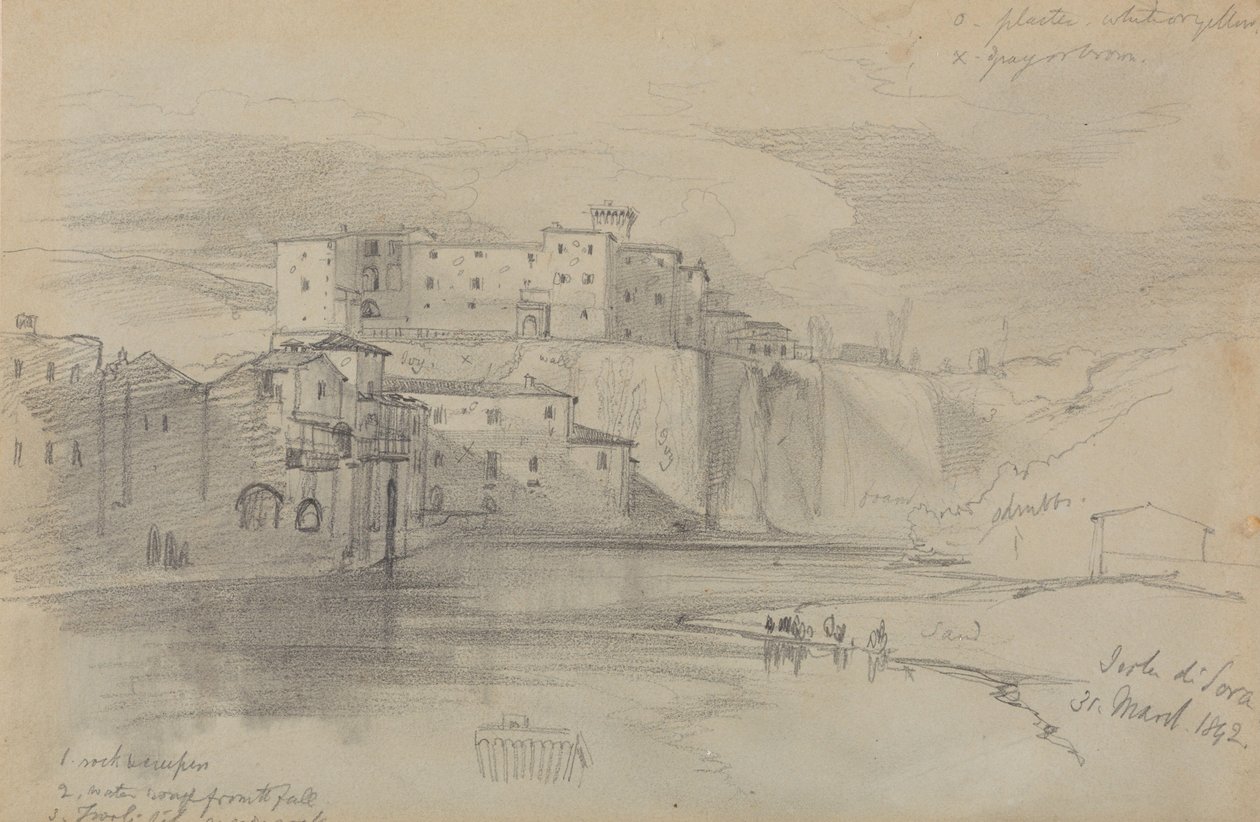 Île de Sora, le 31 mars 1842 - Edward Lear