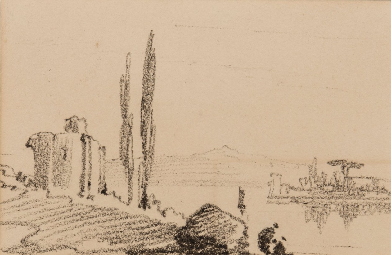Caprice italien, vers 1837 - Edward Lear