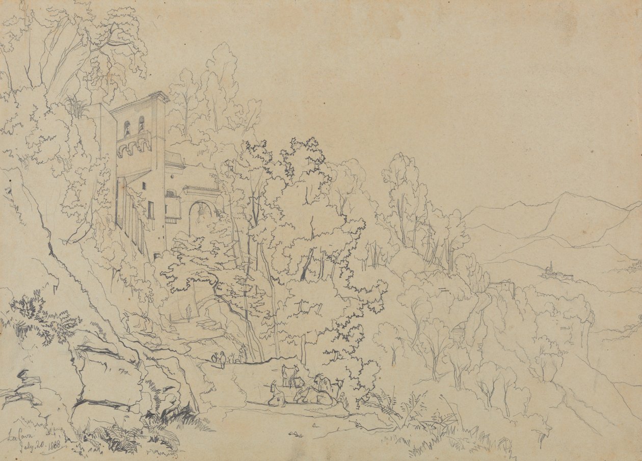 La Cava, 20 juillet 1838 - Edward Lear