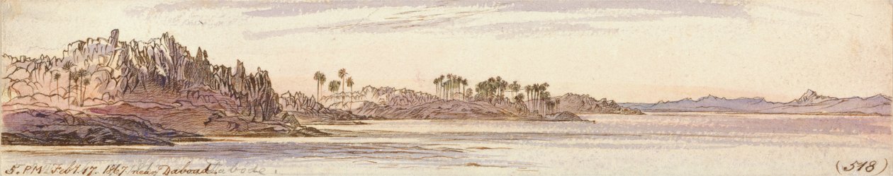 Près de Daboad - Edward Lear