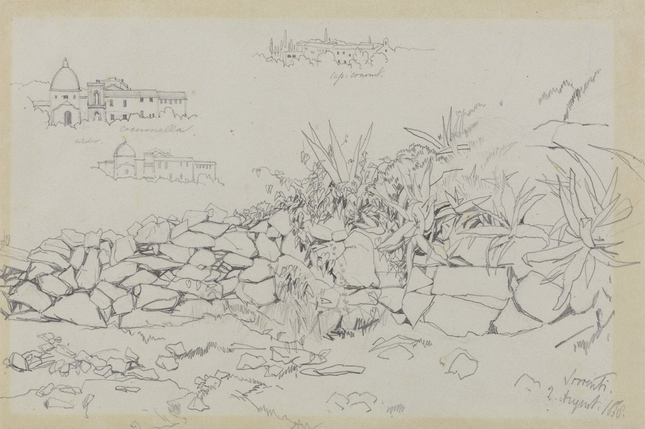 Sorrente, 2 août 1838 - Edward Lear