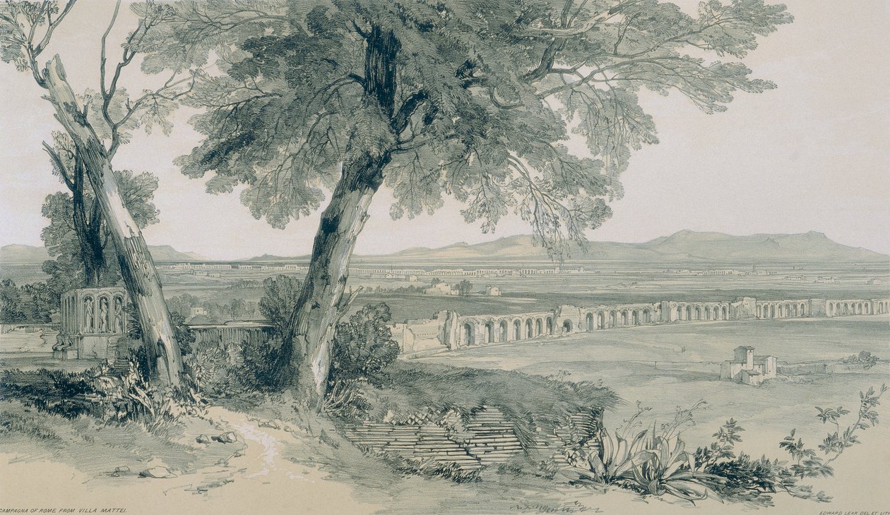 Campagne et murs de Rome vers l