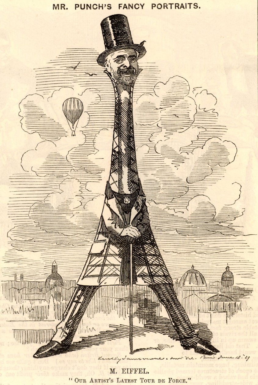 Alexandre Gustave Eiffel (1832-1923) ingénieur civil français - Edward Linley Sambourne