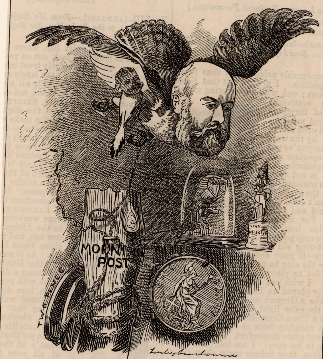 Algernon Borthwick, 1er Baron Glenesk (1830-1908) - Edward Linley Sambourne