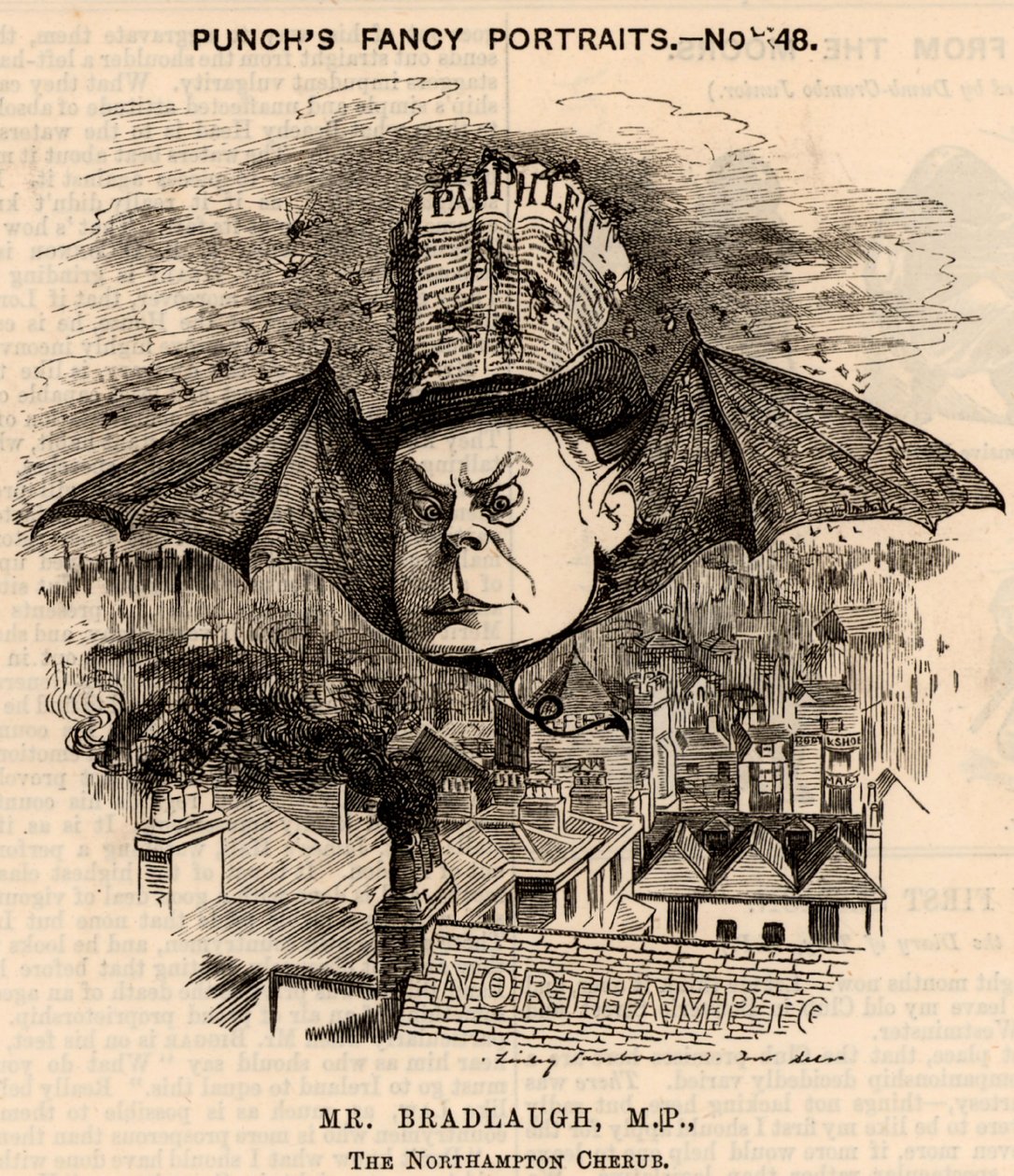 Charles Bradlaugh (1833-1891) - Edward Linley Sambourne
