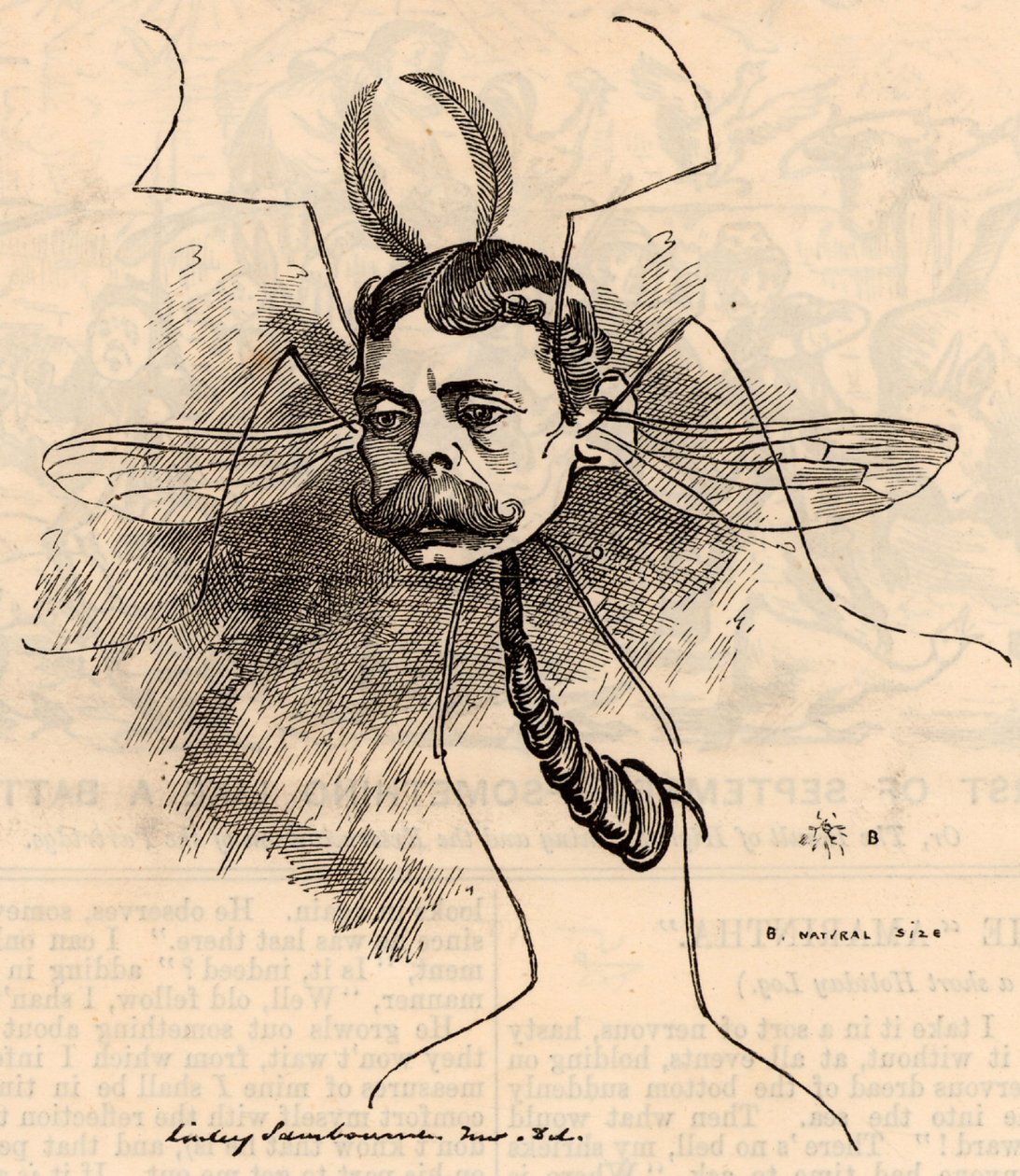 Lord Randolph Henry Spencer Churchill (1849-1895) - Edward Linley Sambourne