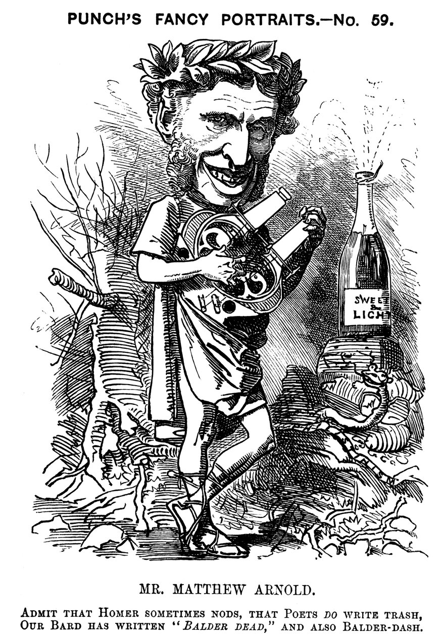 Matthew Arnold 1822-1888, poète, critique et éducateur britannique, 1881 - Edward Linley Sambourne