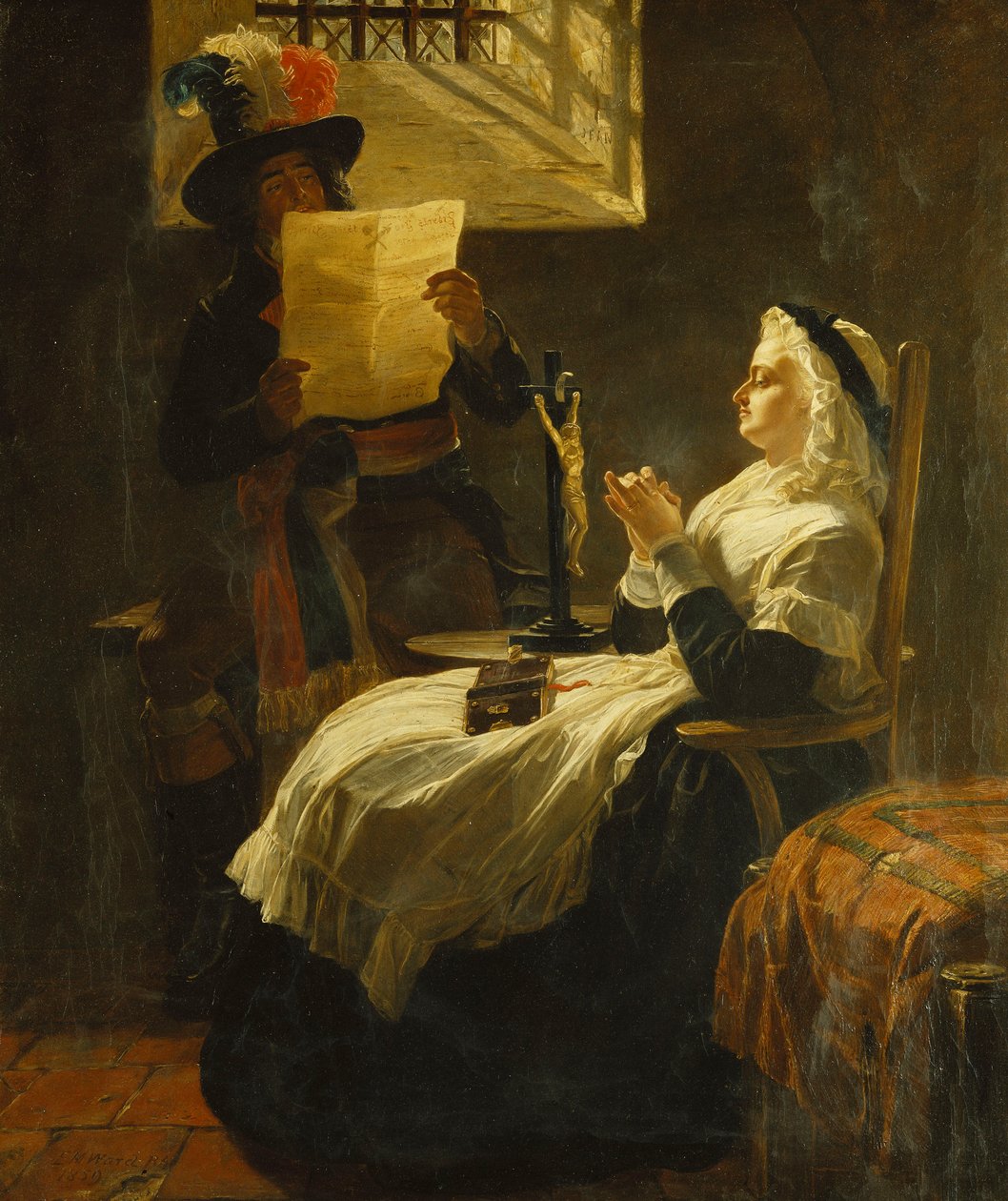 Marie-Antoinette écoutant l