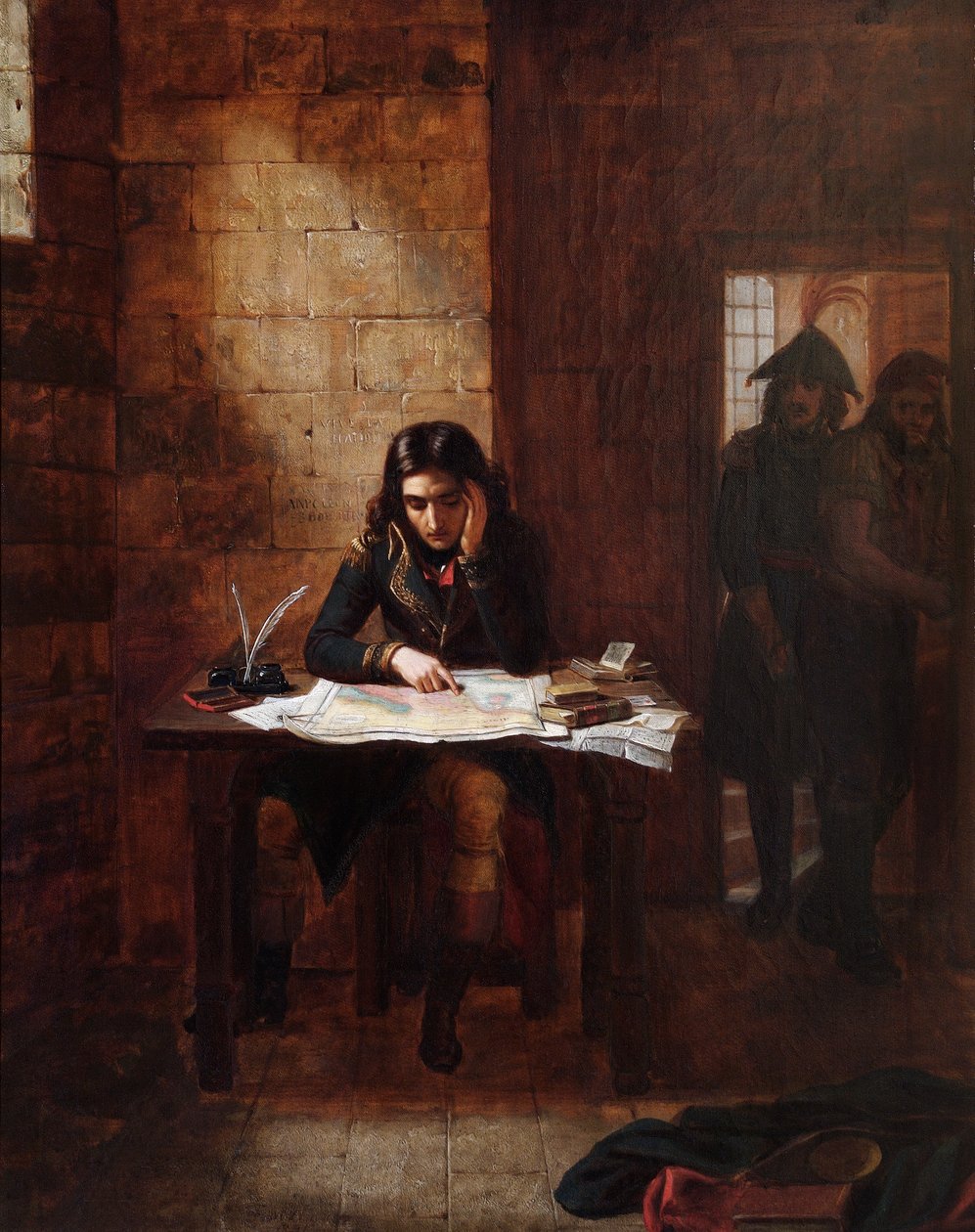 Napoléon dans la prison de Nice en 1794 - Edward Matthew Ward