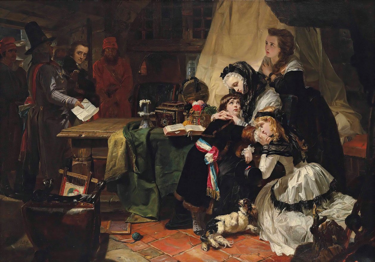 La dernière séparation de Marie-Antoinette et de son fils, 1856 - Edward Matthew Ward