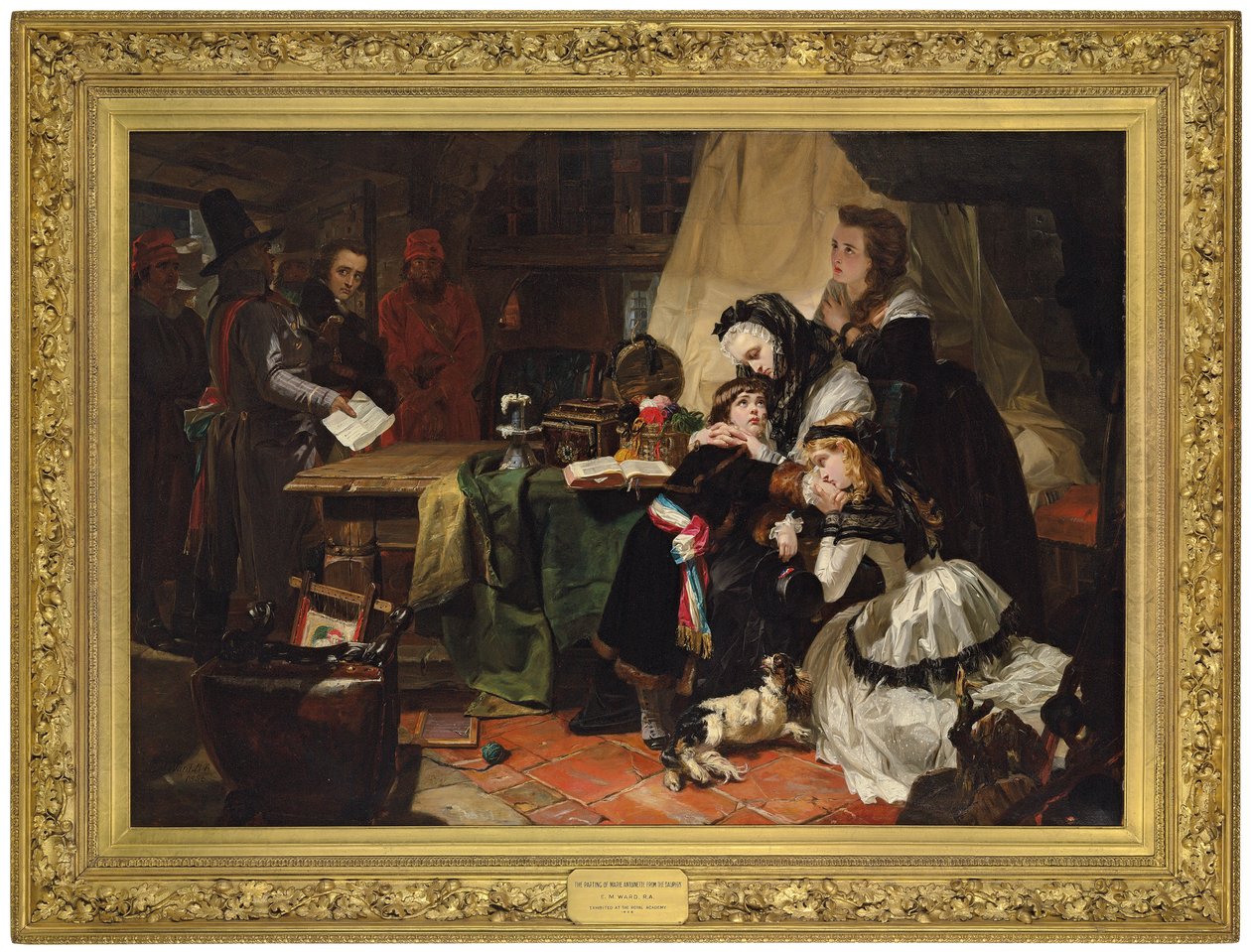 Les derniers adieux de Marie-Antoinette et de son fils, 1856 - Edward Matthew Ward