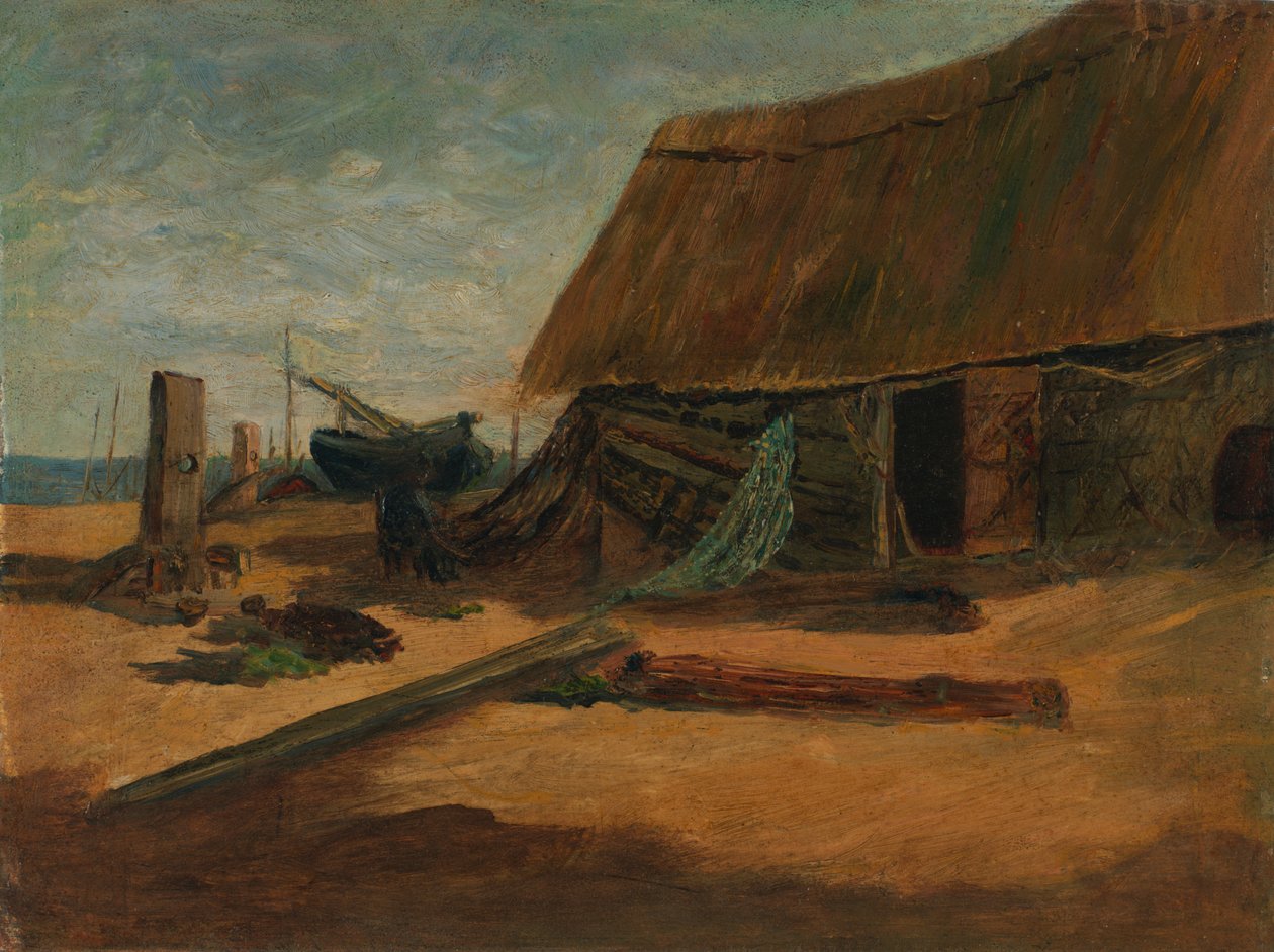 Cabanes de pêche - Edward Mitchell Bannister