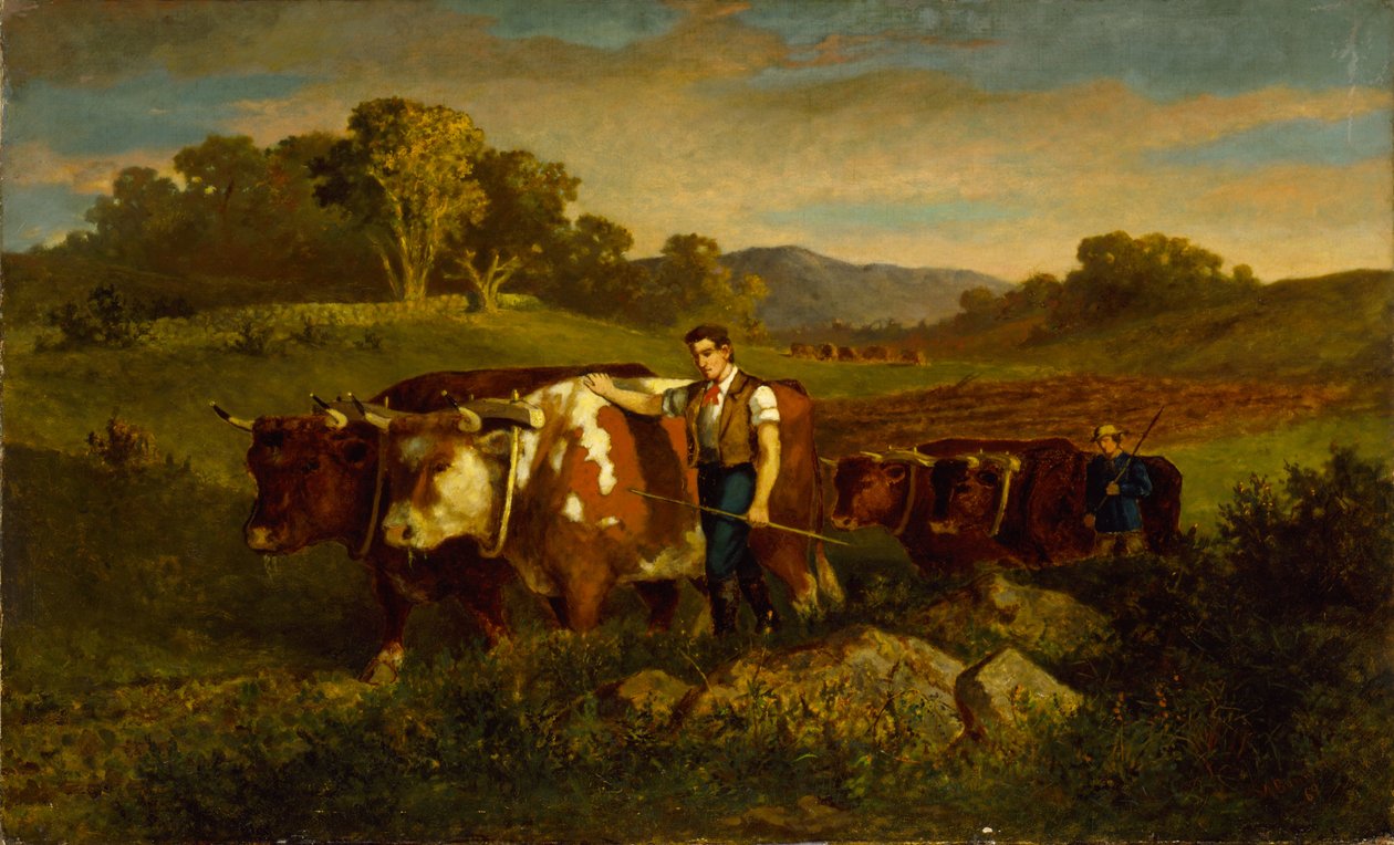 Les bergers avec les vaches - Edward Mitchell Bannister