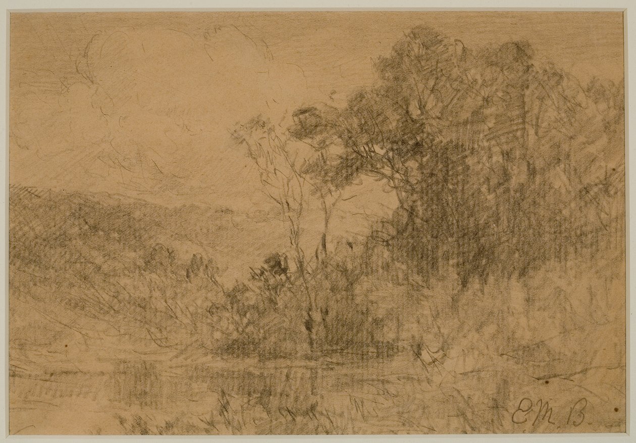 Paysage, bois (#36) vers 1880 - Edward Mitchell Bannister