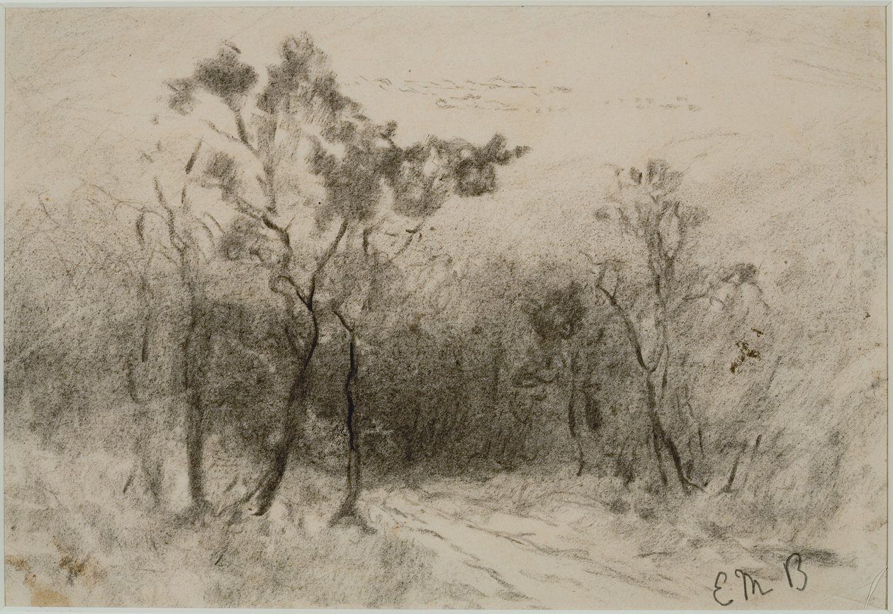 Paysage avec chemin (#51), vers 1880 - Edward Mitchell Bannister