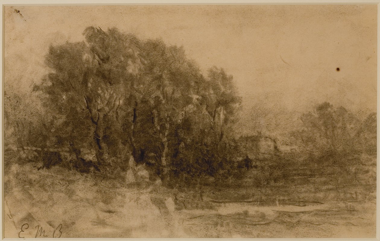 Paysage avec bois, vers 1880 - Edward Mitchell Bannister