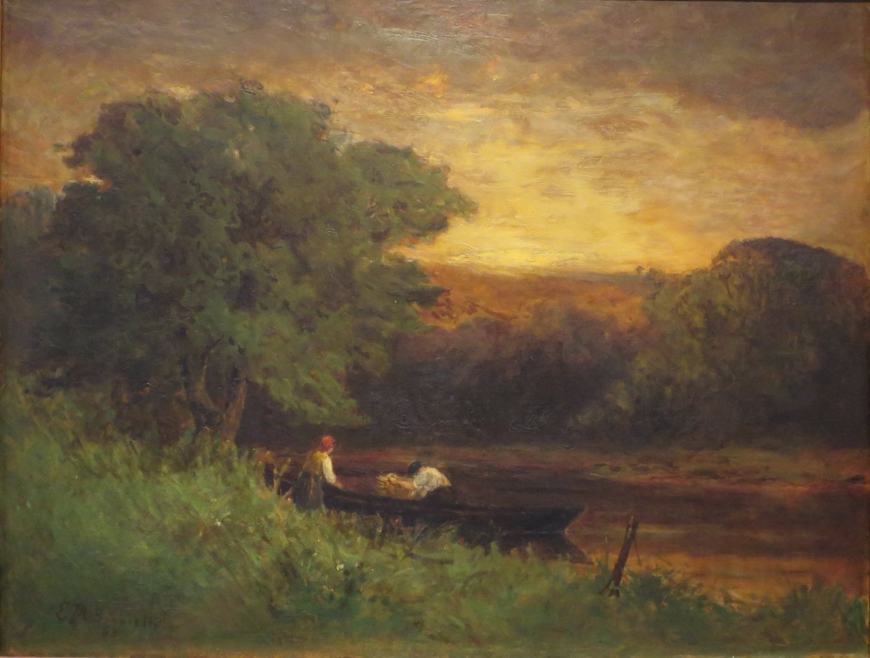 Scène fluviale - Edward Mitchell Bannister