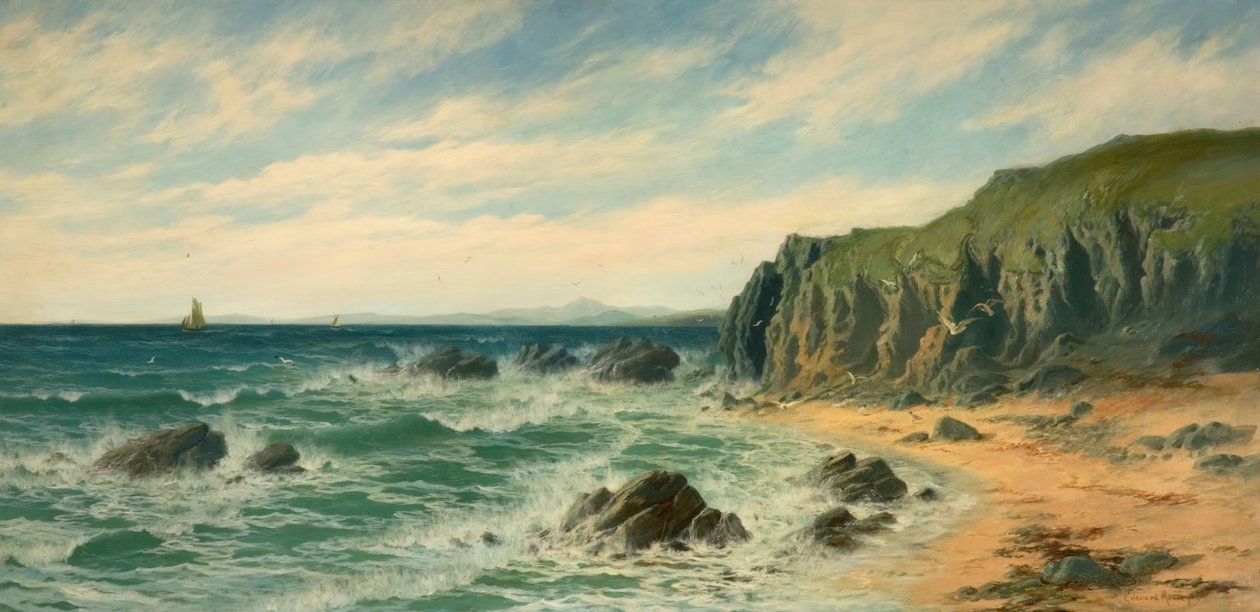 Scène côtière, 1887 - Edward Moore