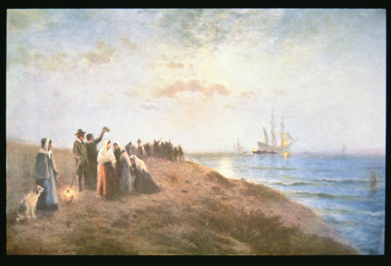 Embarquement des Pèlerins - Edward Moran