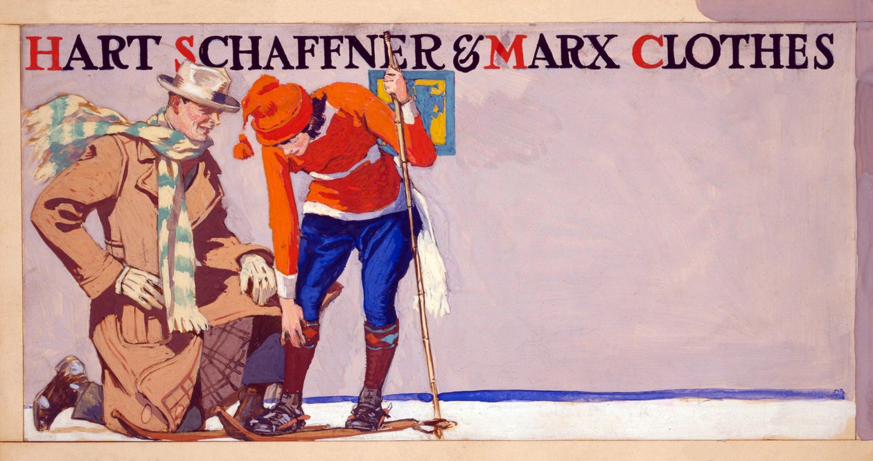 Publicité pour les vêtements Hart, Schaffner & Marx, pub. 1900 - Edward Penfield