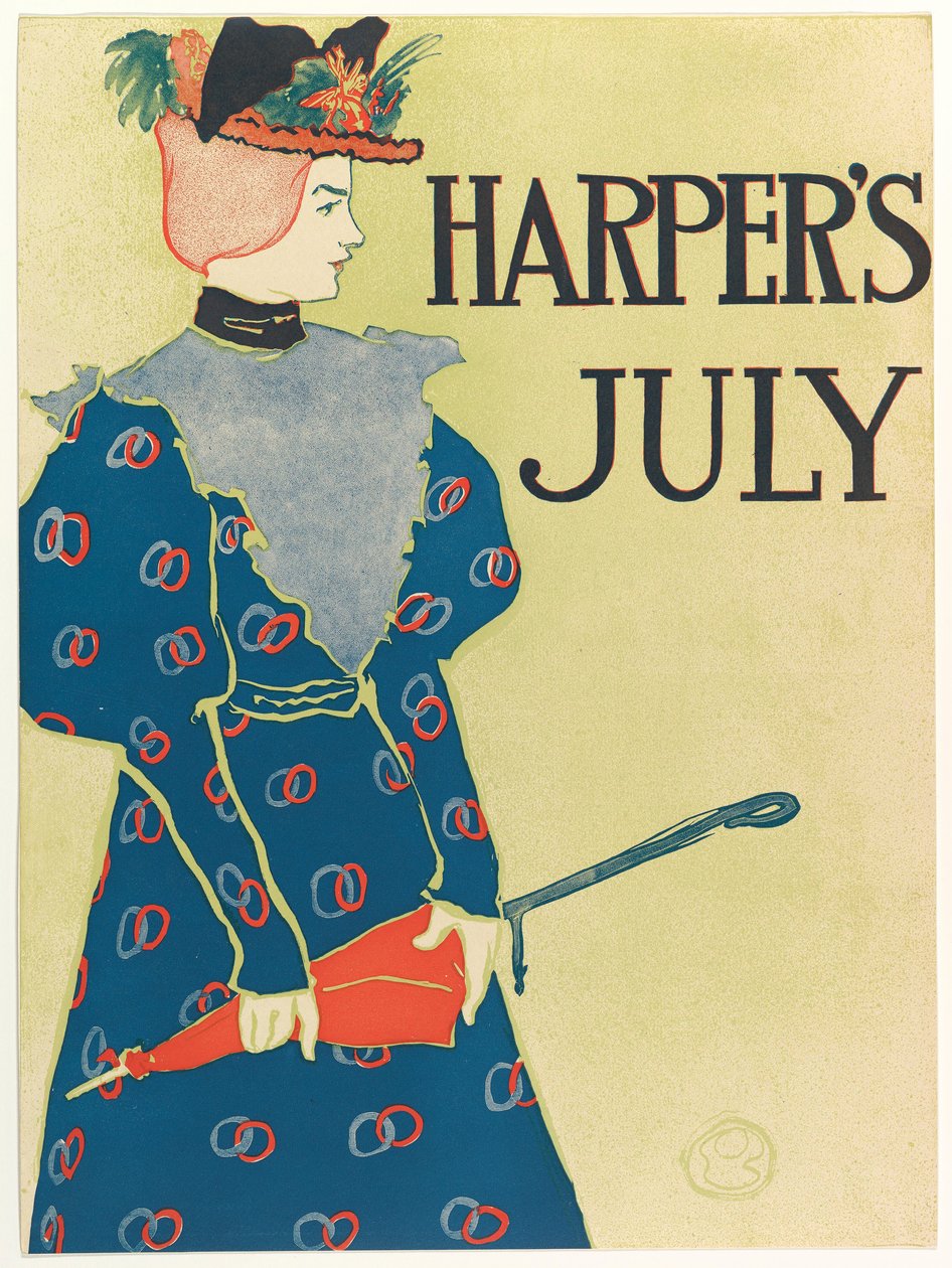 Affiche publicitaire pour Harper