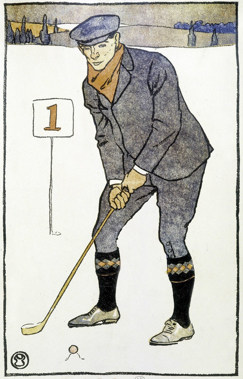Calendrier : « Golf Calendar » par Edward Penfield - Edward Penfield