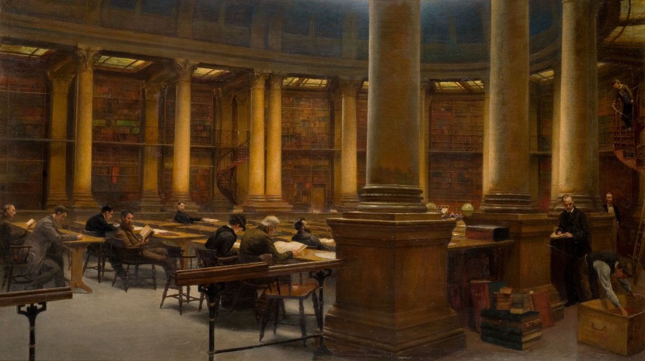 Bibliothèque de Référence de Birmingham - La Salle de Lecture - Edward R Taylor