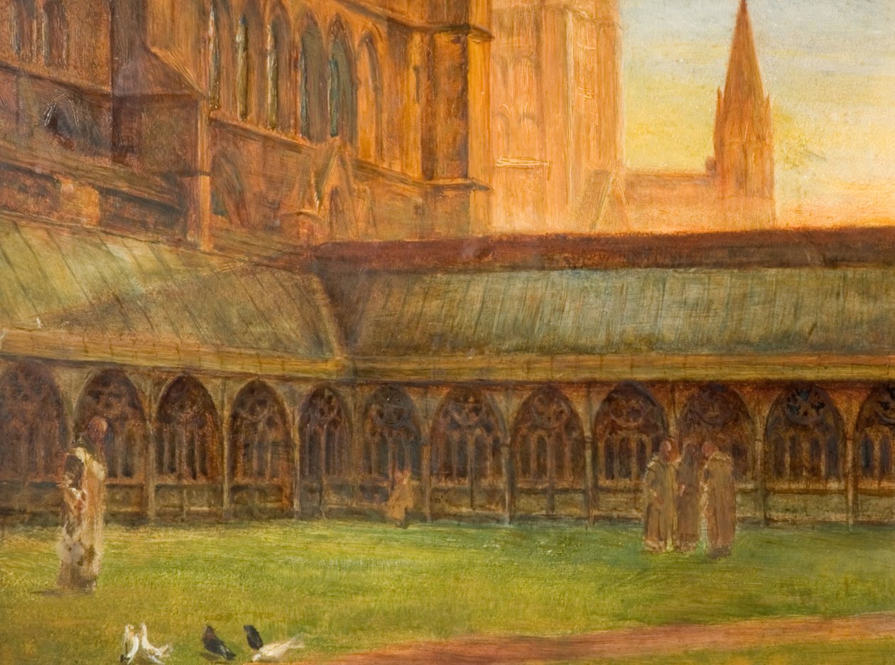 Cathédrale de Lincoln - Les Cloîtres, 1880 - Edward R Taylor