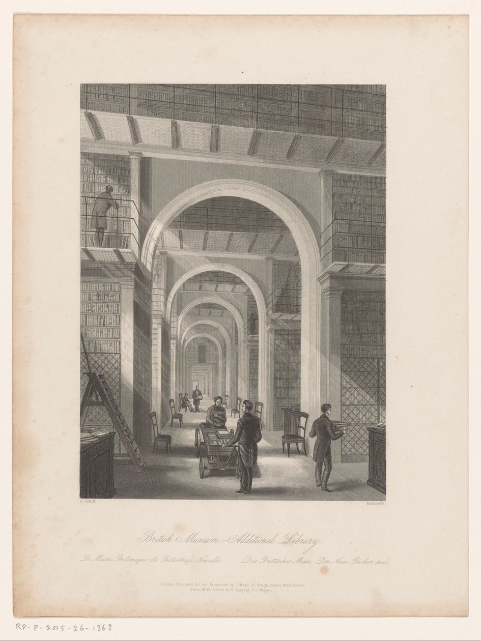 Bibliothèque du British Museum - Edward Radclyffe
